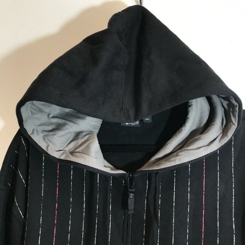 VANS LOGO HOODIE FULL ZIP Black JACKET With Pockets MEN'S SIZE XL NEW NWT - Picture 9 of 16